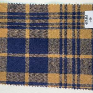HKMM6  plaid peach good quality ready goods fashion yarn dyed shirt fabric     